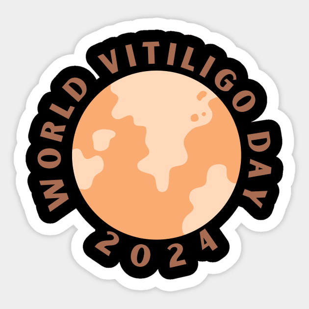 World Vitiligo Day 2024 Sticker by Designs by Mim